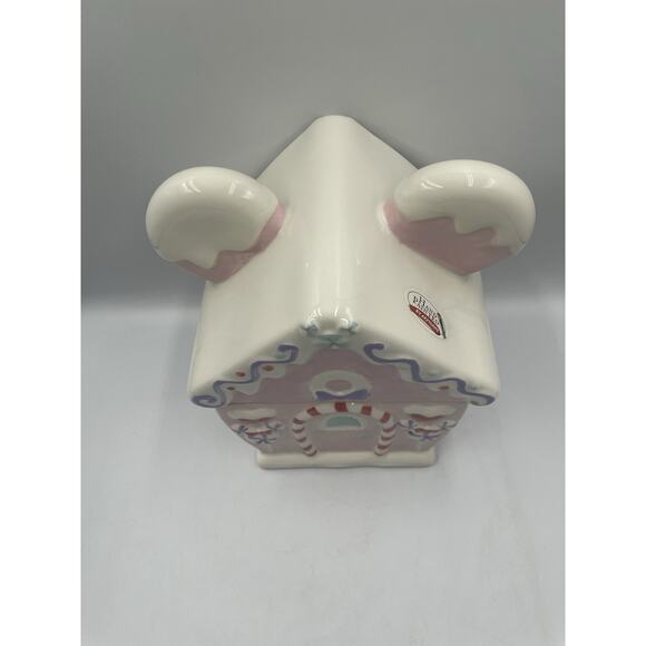 Disney Minnie Mouse Christmas Gingerbread Cookie Jar/Canister 2025 NEW W/ Tags! - Picture 2 of 10